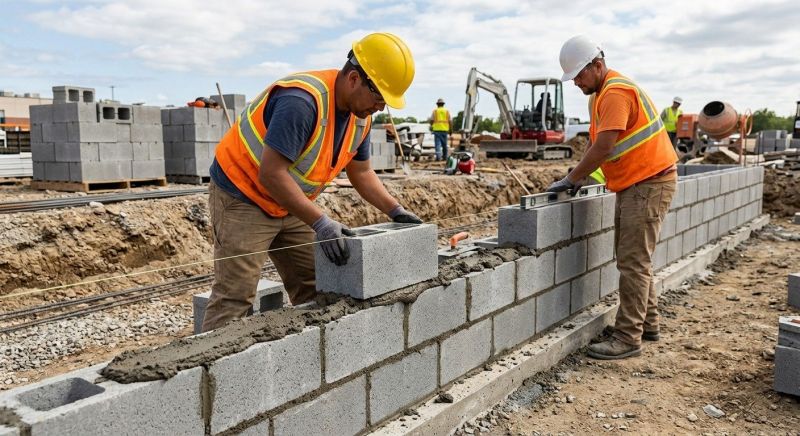 Block Wall Installation in Huntington, VT