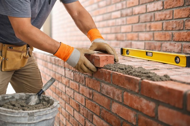 Brick Columns Installation in Burlington, VT