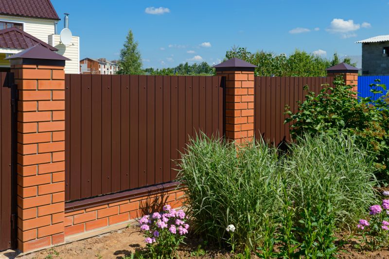 Brick Fence Installation in Burlington, VT
