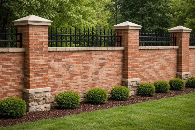 Brick Fence Installation in Burlington, VT