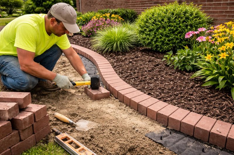 Brick Hardscape Installation in Williston, VT