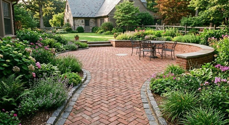 Brick Hardscaping Installation in Colchester, VT