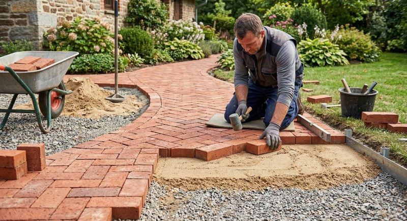 Brick Paving Installation in Burlington, VT