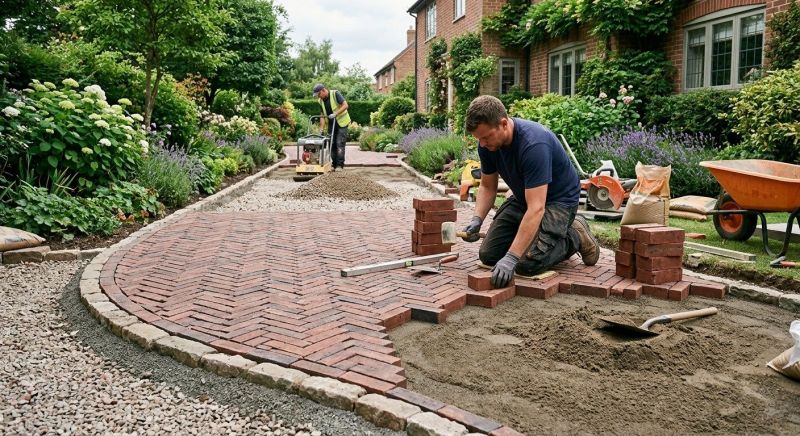 Brick Paving Installation in Saint Albans, VT