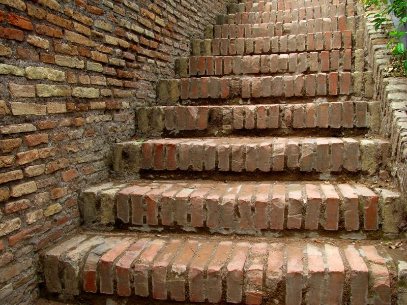 Brick Stairs Installation in Burlington, VT