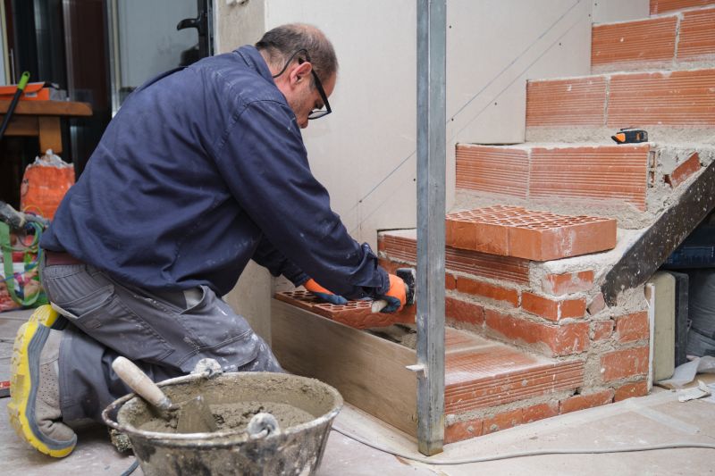 Brick Stairs Installation in Burlington, VT
