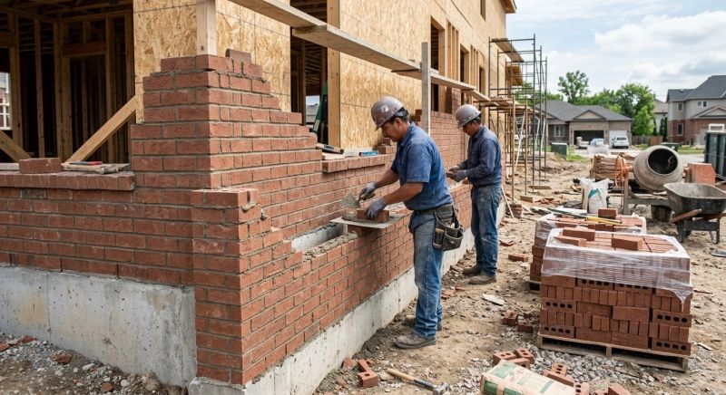Brick Wall Construction in Burlington, VT