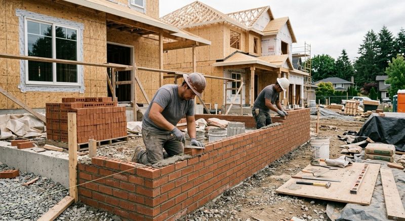 Brick Wall Installation in Essex Junction, VT
