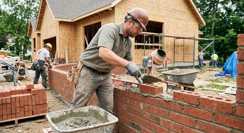 Brick Wall Installation in Plattsburgh, NY