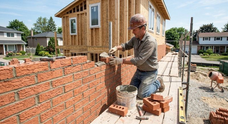Brickwork Installation in Milton, VT