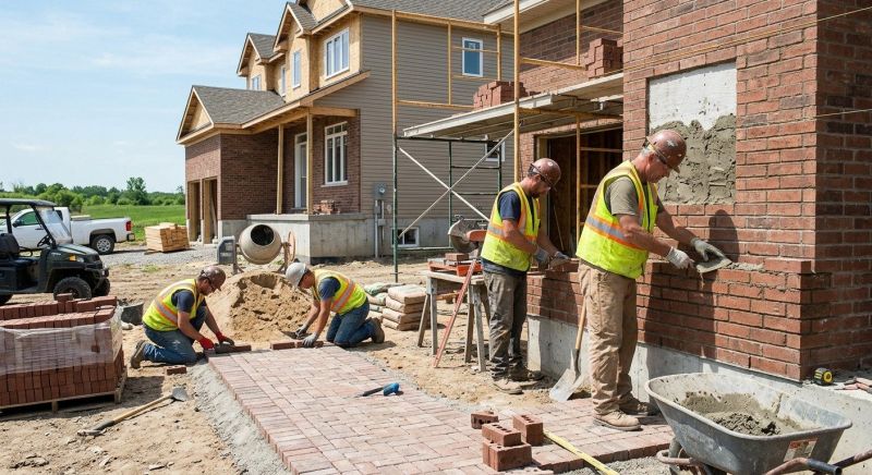 Brickwork Installation in Waterbury, VT