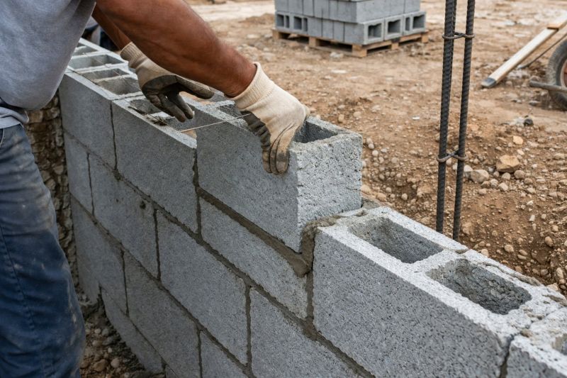 Cinder Blocks Installation in Cambridge, VT