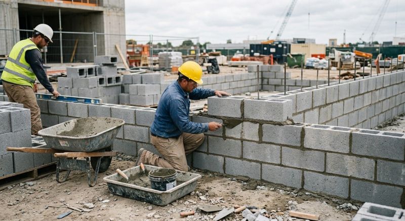 Cinder Blocks Installation in Vergennes, VT