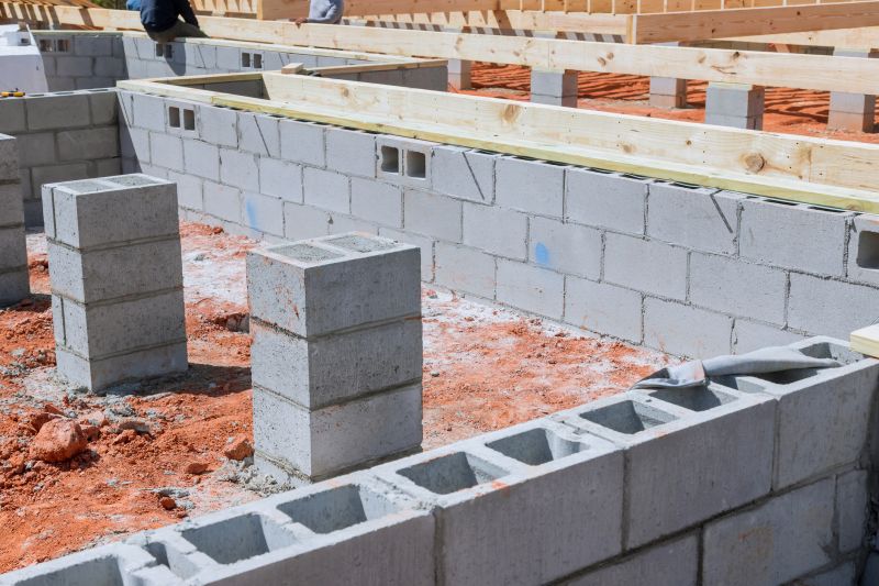 Concrete Blocks Installation in Burlington, VT