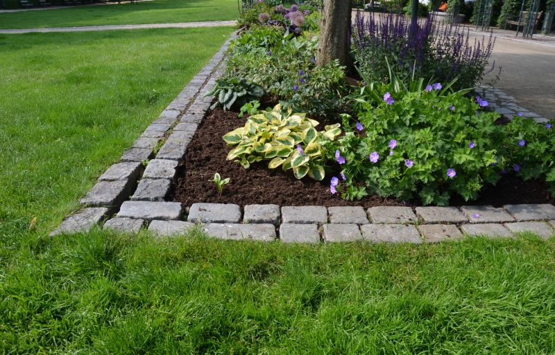 Stone Edging Installation in Burlington, VT