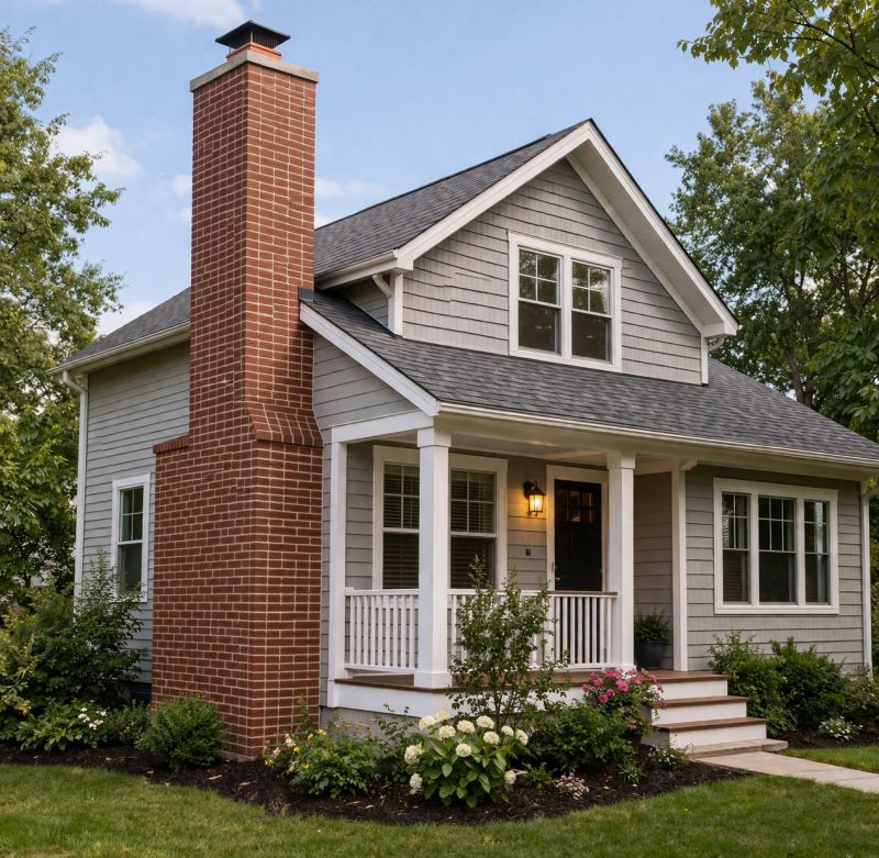 Brick Chimney Installation